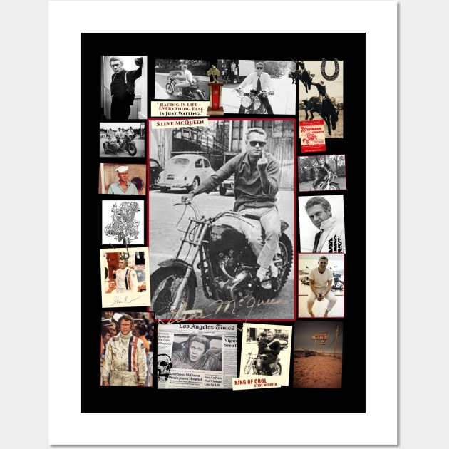 STEVE MCQUEEN COLLAGE #2 Wall Art by CS77